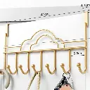 7 hook heavy duty over the door hanger/ rack, photo 2