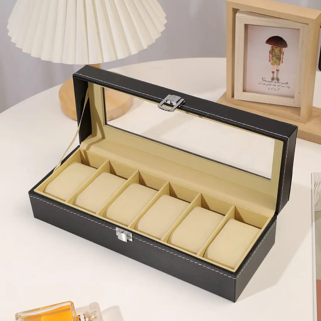 6 slots leather watch organizer, photo 3