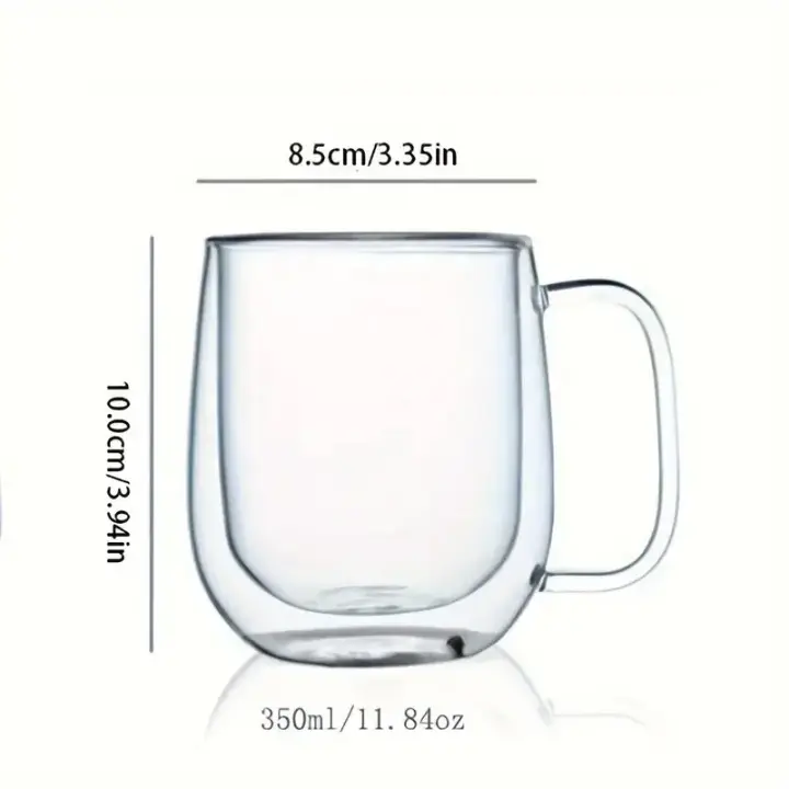 Borosilicate Double Walled mug 350ml, photo 2