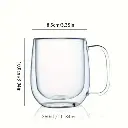 Borosilicate Double Walled mug 350ml, photo 2