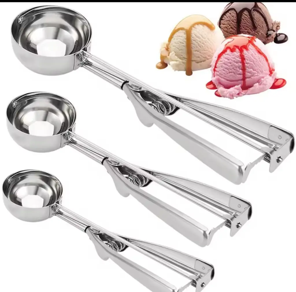 Stainless steel  ice-cream scooper, photo 2