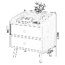 Nightstand End Table, photo 2