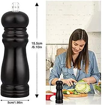 6 inch Wood Pepper Grinder, photo 3