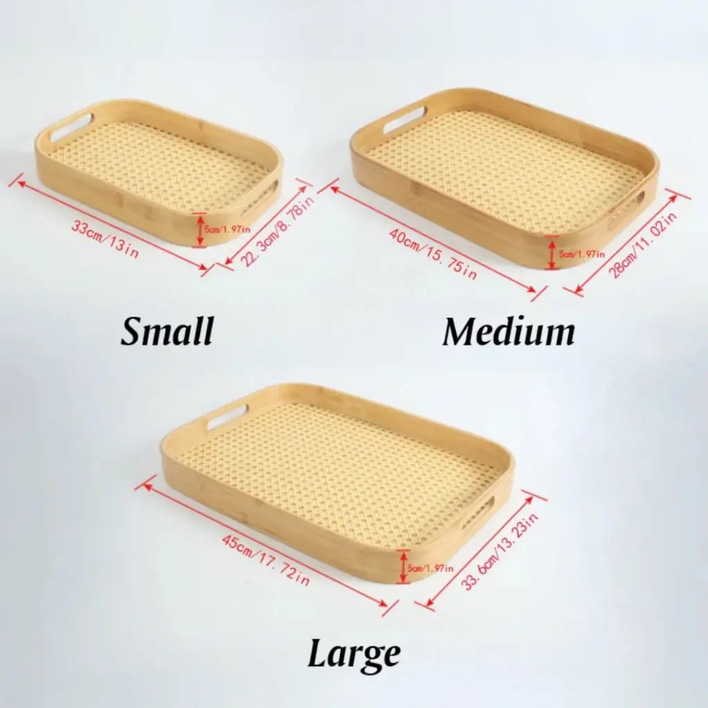 3pcs set Grid Bottom Tray, photo 3