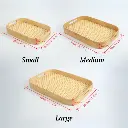 3pcs set Grid Bottom Tray, photo 3