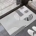 Rectangular absorbent bathroom mat, photo 2