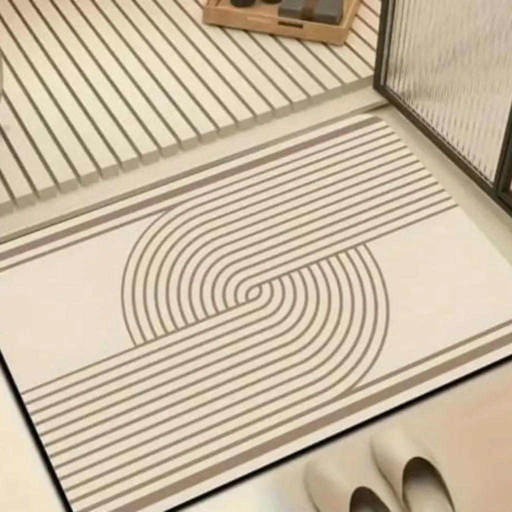 Rectangular absorbent bathroom mat, photo 4