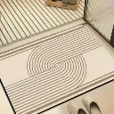 Rectangular absorbent bathroom mat, photo 4