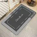 Rectangular absorbent bathroom mat, photo 6