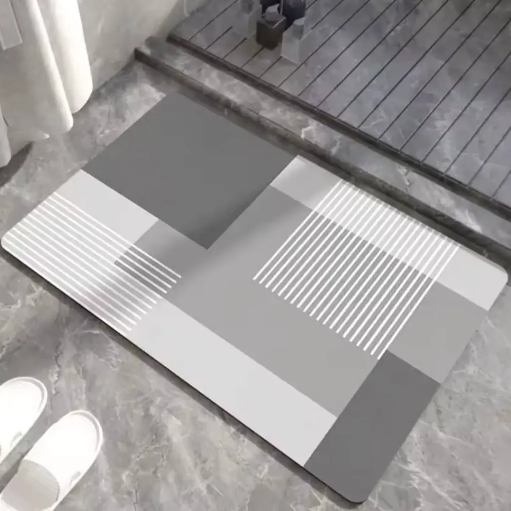 Rectangular absorbent bathroom mat, photo 7