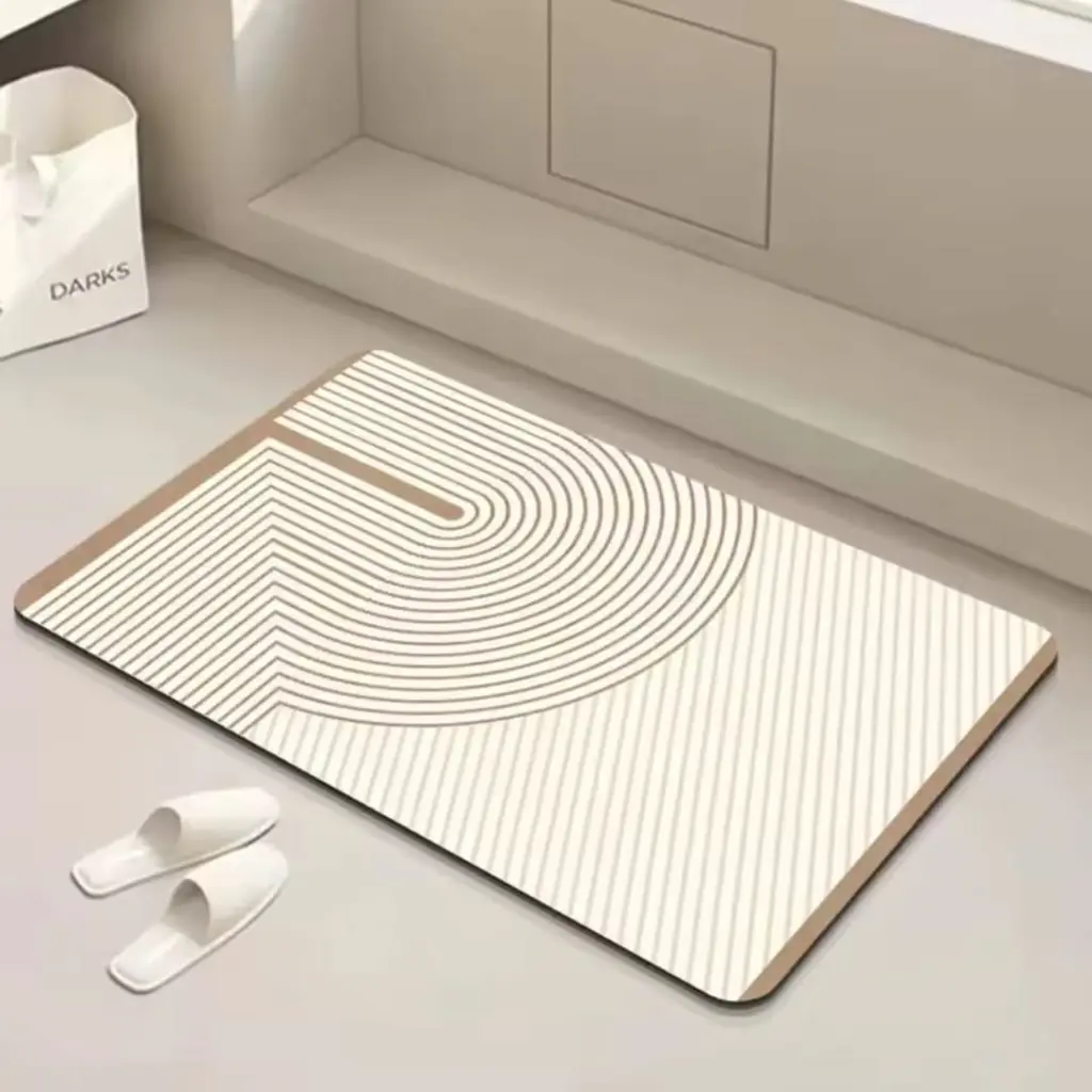 Rectangular absorbent bathroom mat, photo 8