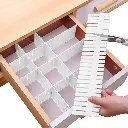 4pcs Adjustable Drawer Divider DIY Storage Box, photo 4