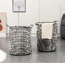 Foldable Houndstooth Laundry Hamper, photo 3