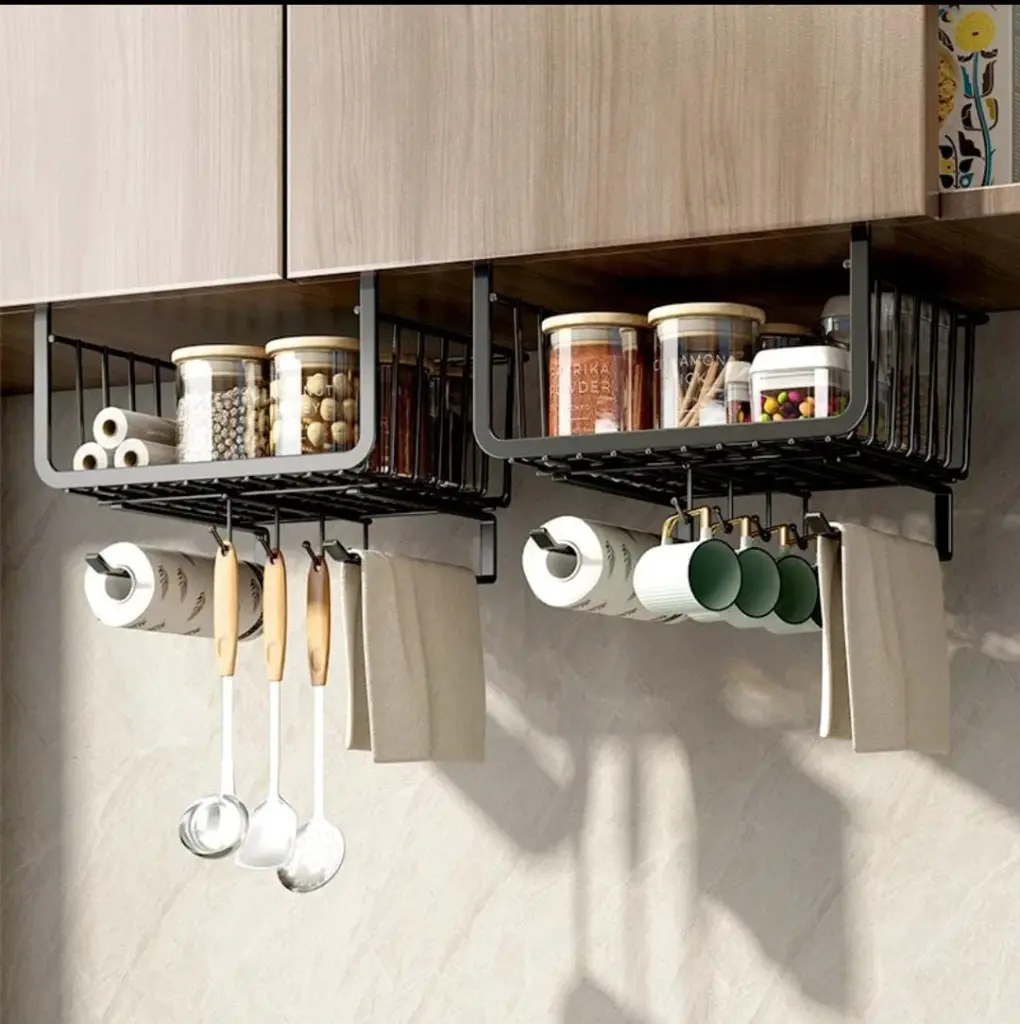 4 in 1 Metallic under shelf rack, photo 2