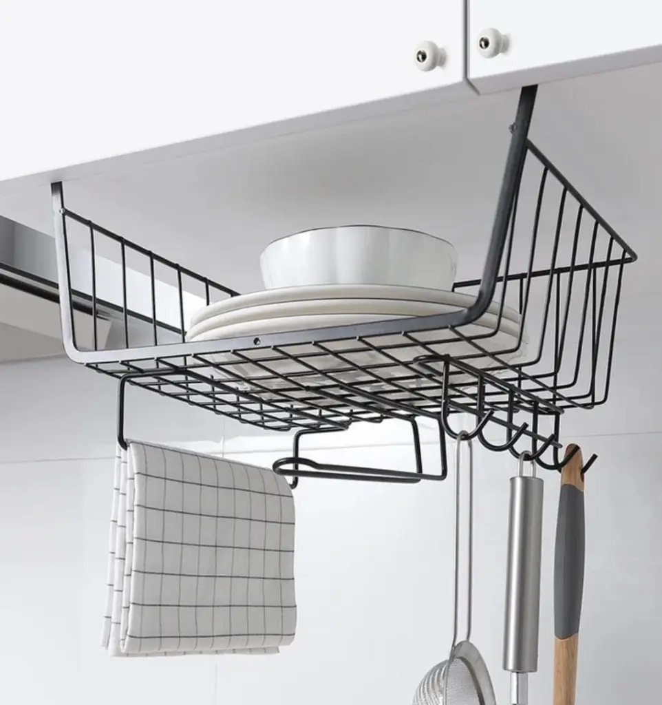 4 in 1 Metallic under shelf rack, photo 3