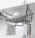 4 in 1 Metallic under shelf rack, photo 3