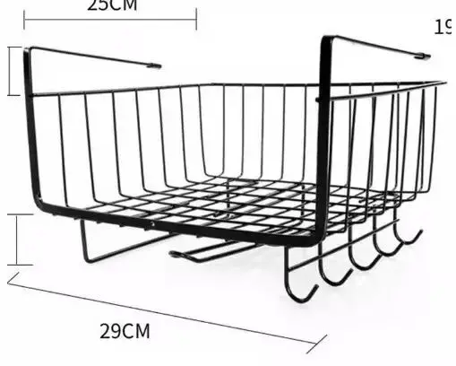 4 in 1 Metallic under shelf rack, photo 4