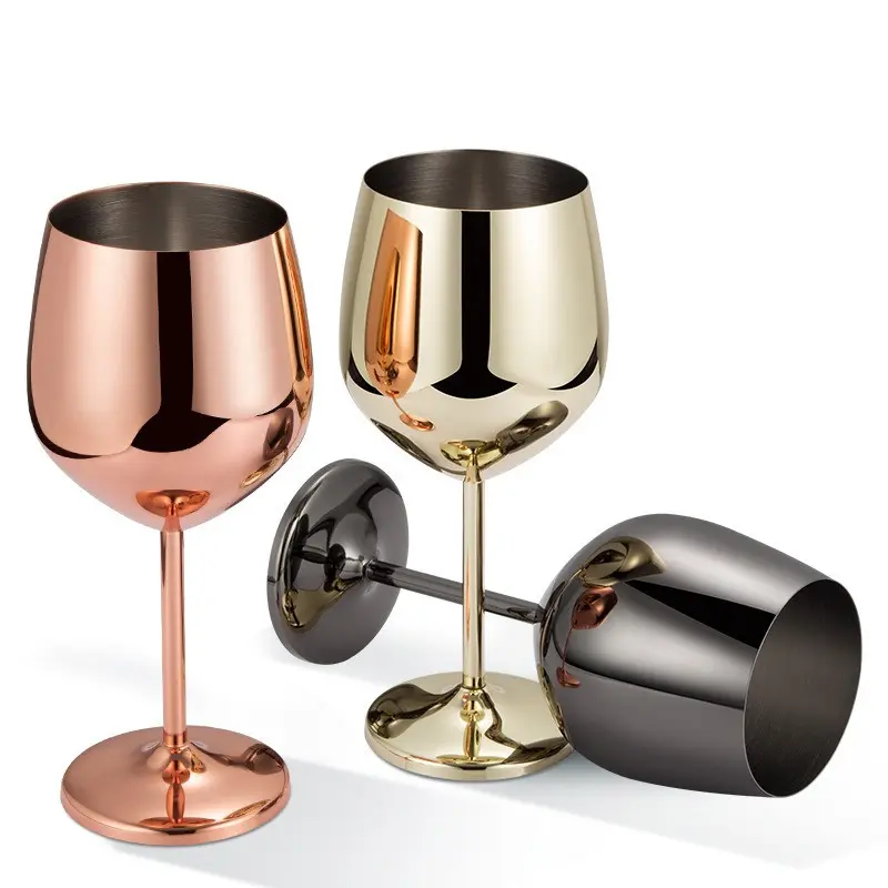 Elegant stainless steel non breakable goblets, photo 2
