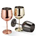 Elegant stainless steel non breakable goblets, photo 2