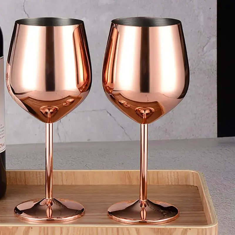 Elegant stainless steel non breakable goblets, photo 4