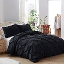 Pinch Pleat Cross Pintuck Duvet Cover set, photo 3
