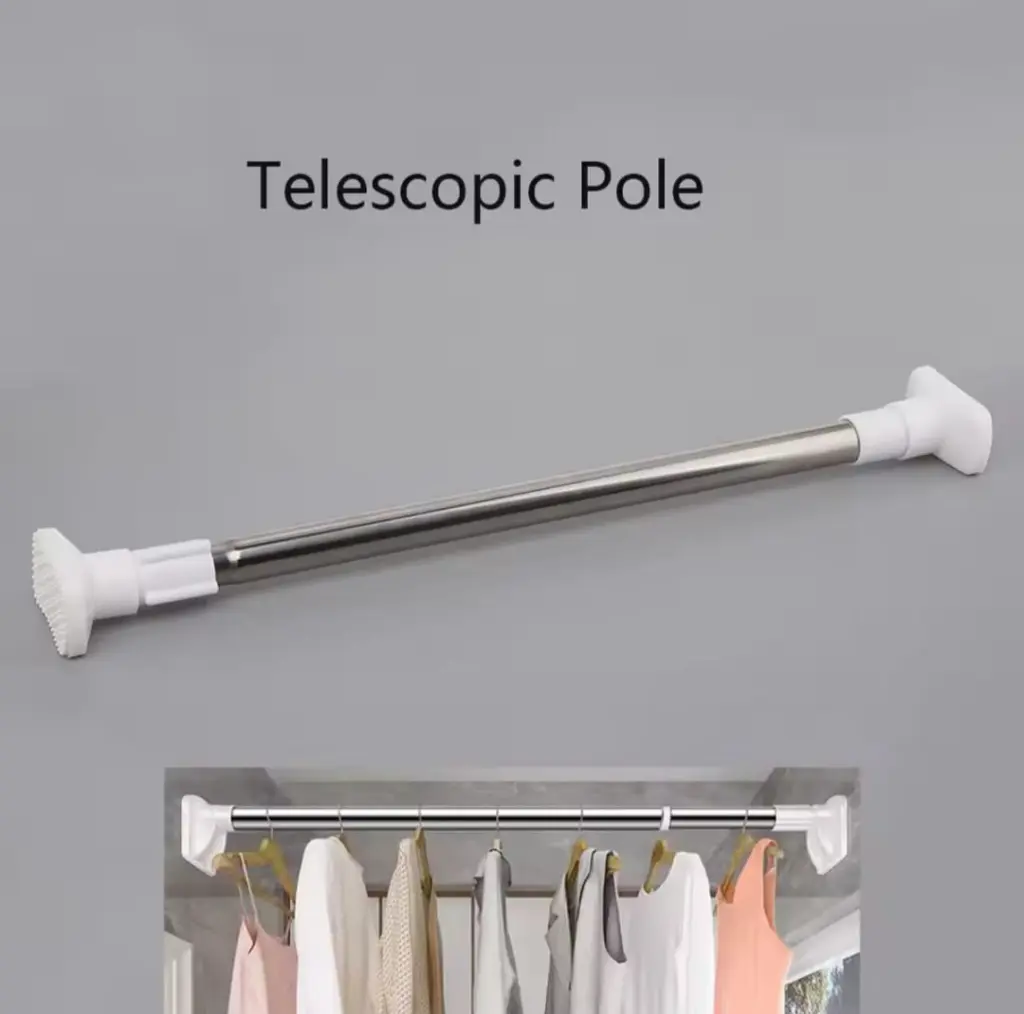 Multipurpose extendable/adjustable telescopic rod, photo 4