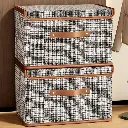 Foldable Fabric Storage Box with Flip Lid, photo 2
