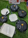 11 pc Heavy duty Enamel cast iron cookware, photo 3