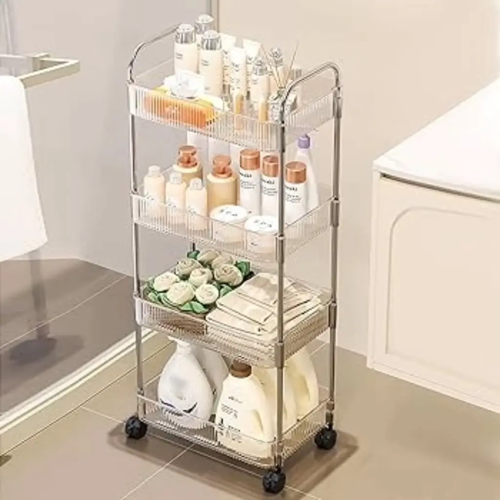 Acrylic shelves stainless steel frame, photo 2