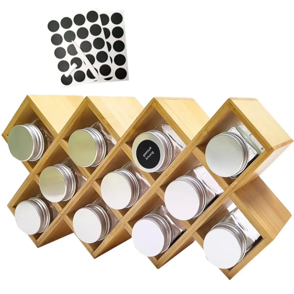 8 pcs wooden spice rack, photo 3