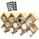 8 pcs wooden spice rack, photo 3