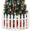 Christmas tree garden fence, photo 2