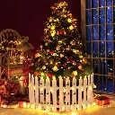 Christmas tree garden fence, photo 3