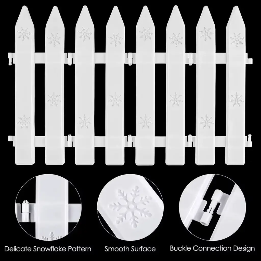 Christmas tree garden fence, photo 4
