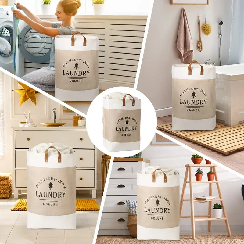 Large capacity Foldable Laundry Deluxe Basket, photo 2