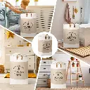 Large capacity Foldable Laundry Deluxe Basket, photo 2