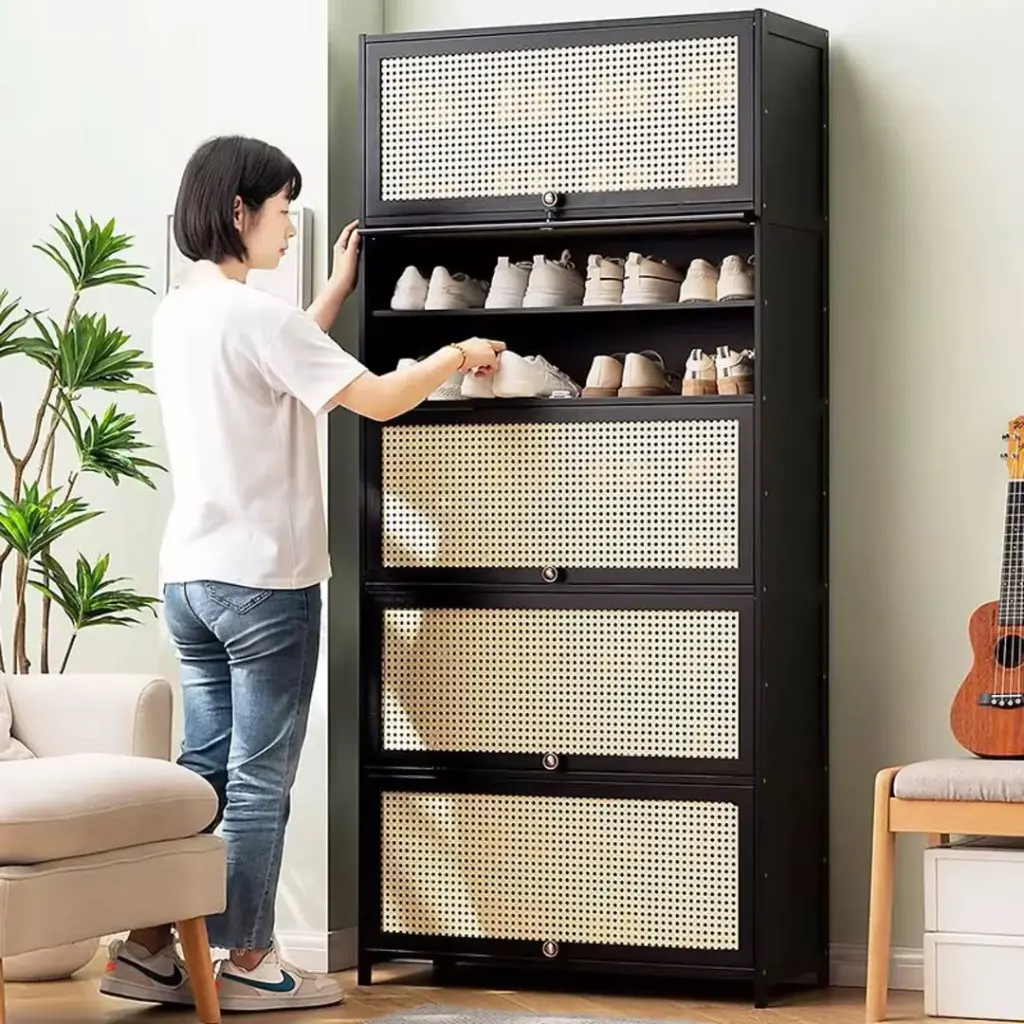 11Layer Breathable Bamboo Shoe Storage Cabinet, photo 2