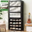 11Layer Breathable Bamboo Shoe Storage Cabinet, photo 3