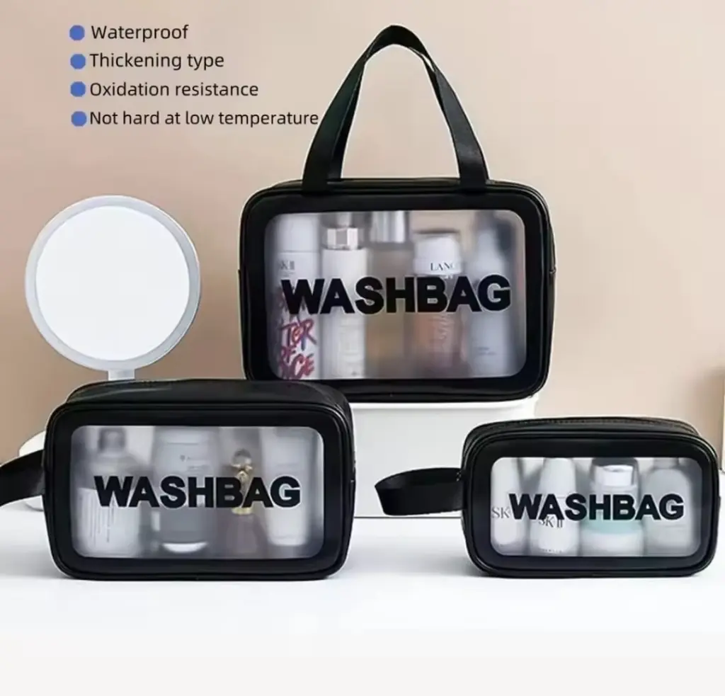 3pc wash bag pouch, photo 2