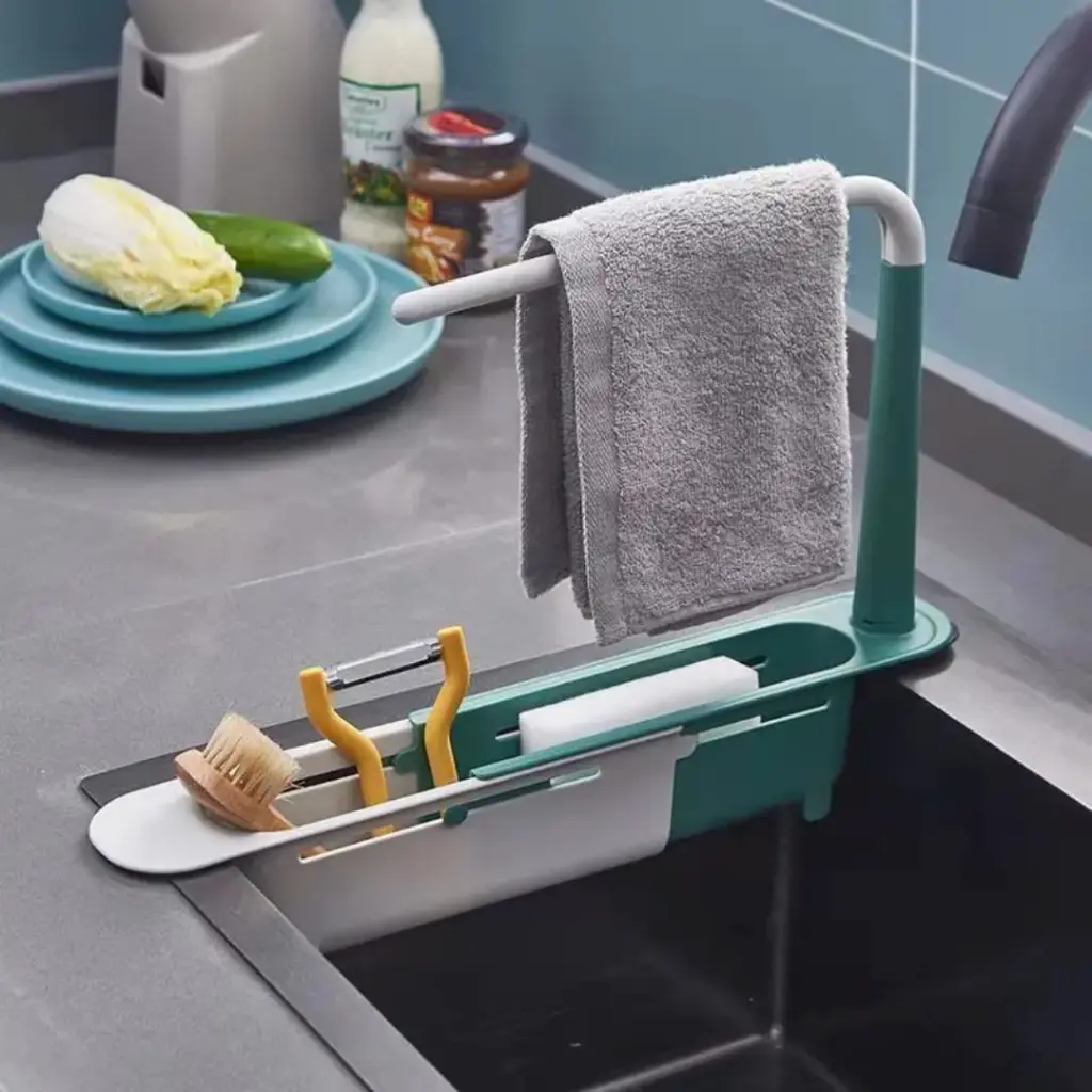 Telescopic Sink Shelf Kitchen Sinks Organizer, photo 2