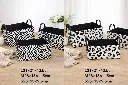 -Piece Stylish Zebra & Cow Print Storage Baskets, photo 2