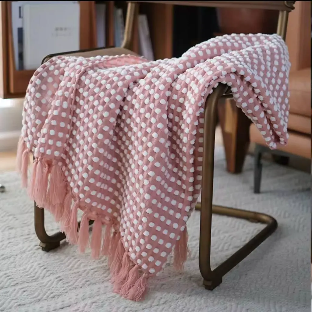 Knitted throw blankets, photo 3