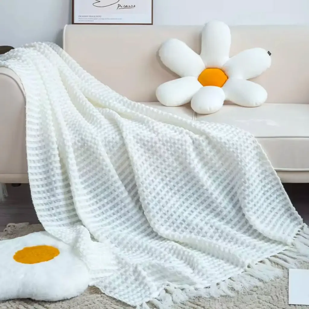 Knitted throw blankets, photo 5