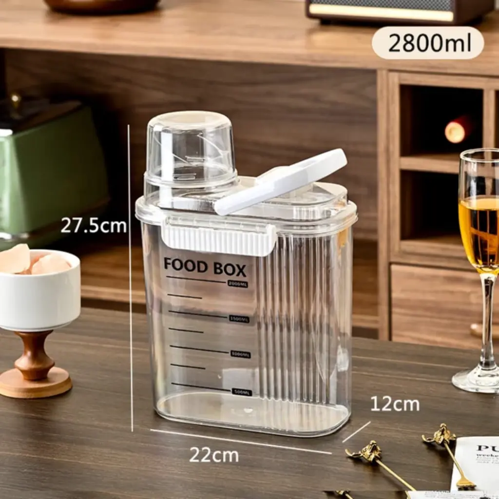 Airtight transparent food storage container, photo 3
