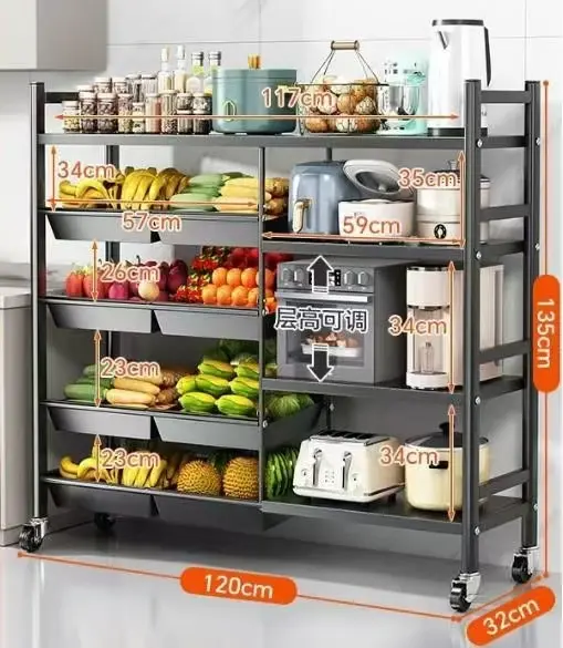 Multifunctional Strong mettalic kitchen rack, photo 2