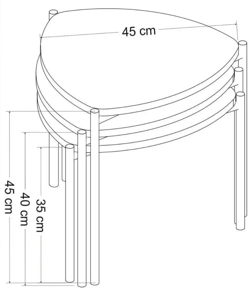 Nesting Coffee Table Set, photo 4