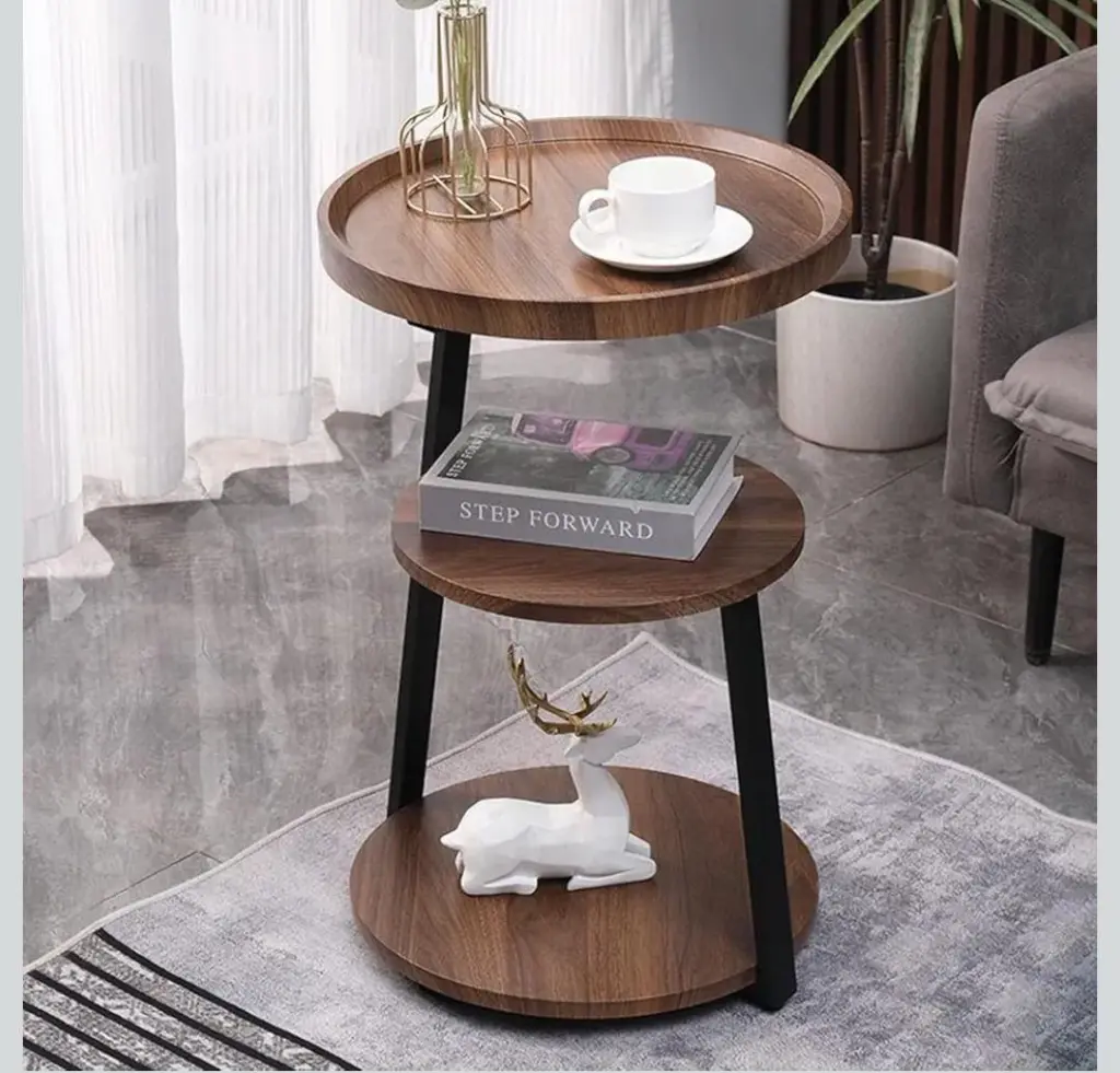 End Table, Round Living Room Sofa Side Table, photo 2
