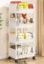 4-Layer Trolley Storage Rack, photo 2