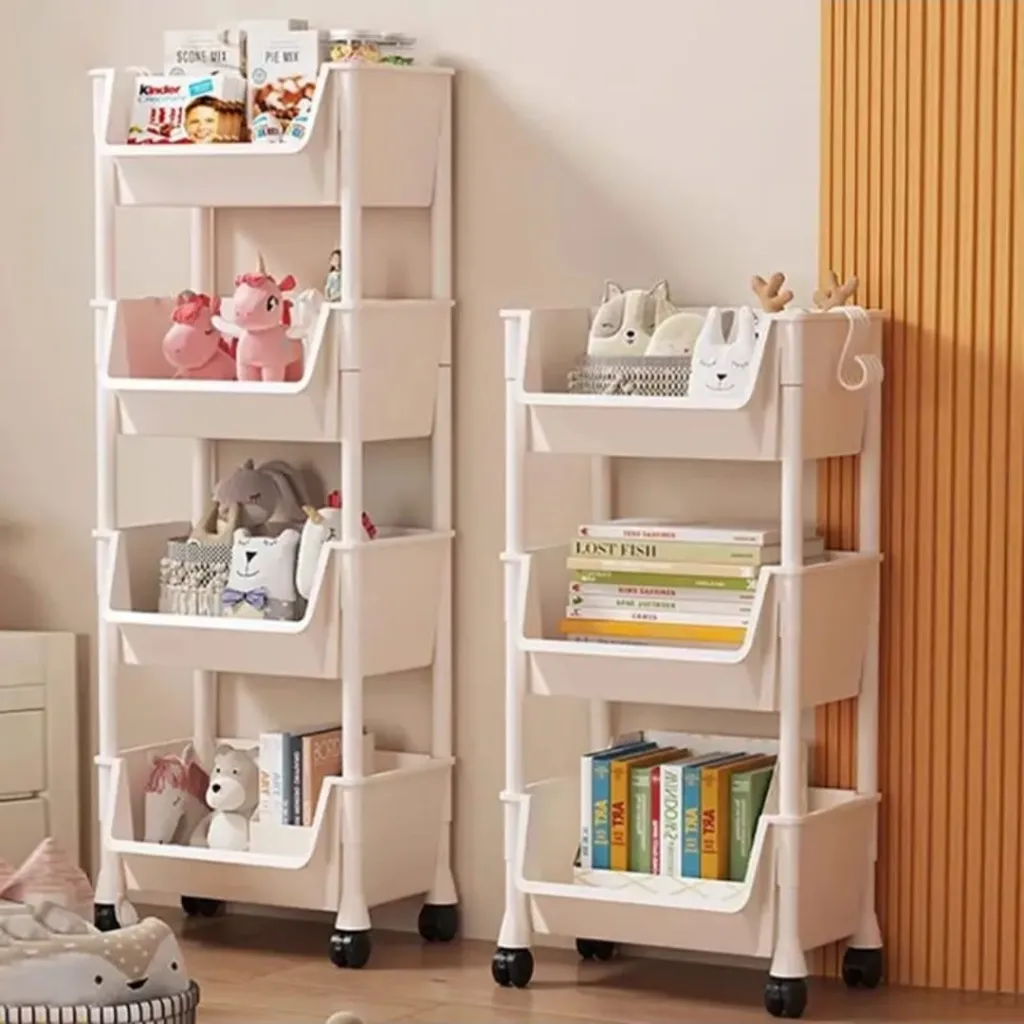 4-Layer Trolley Storage Rack, photo 3