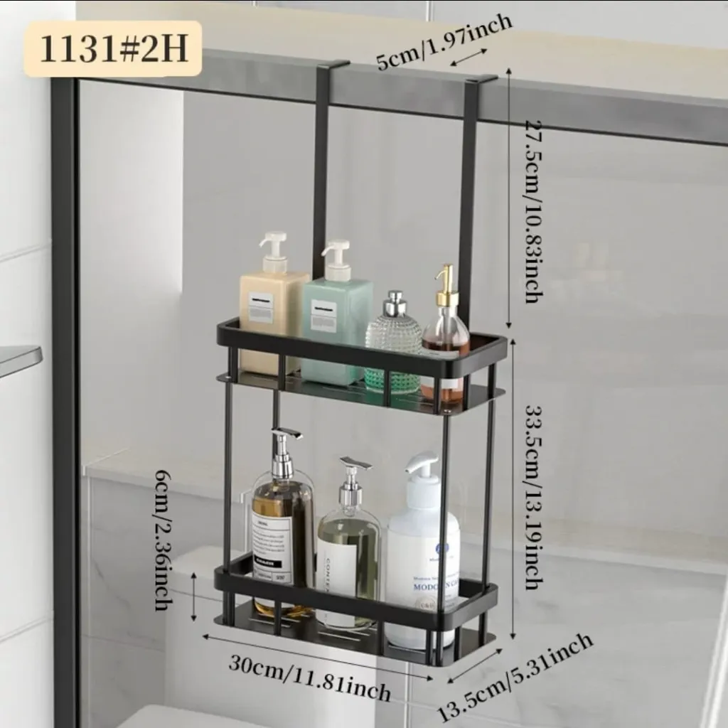 Bathroom Door Hanging Storage Rack, photo 2